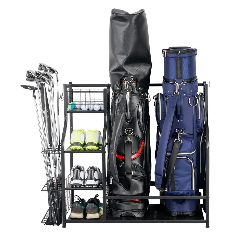 121 Lbs. Golf Storage Garage Organizer and Other Golfing Equipment Rack