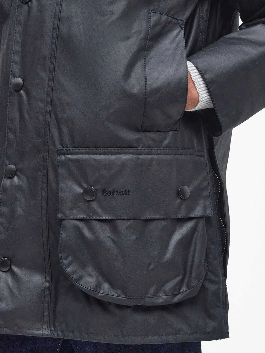 40% OFF BARBOUR Beaufort Wax Jacket - Mens - Black - Size: UK 38"