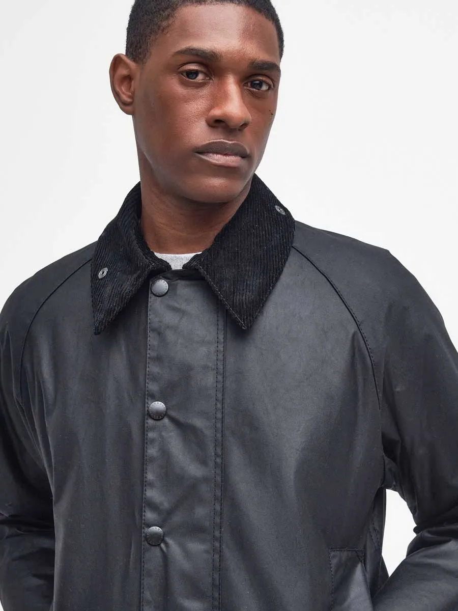40% OFF BARBOUR Beaufort Wax Jacket - Mens - Black - Size: UK 38"