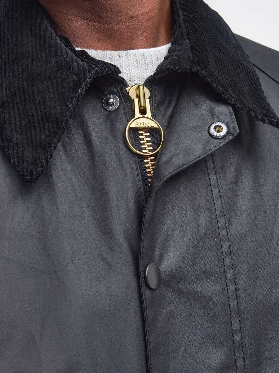 40% OFF BARBOUR Beaufort Wax Jacket - Mens - Black - Size: UK 38"