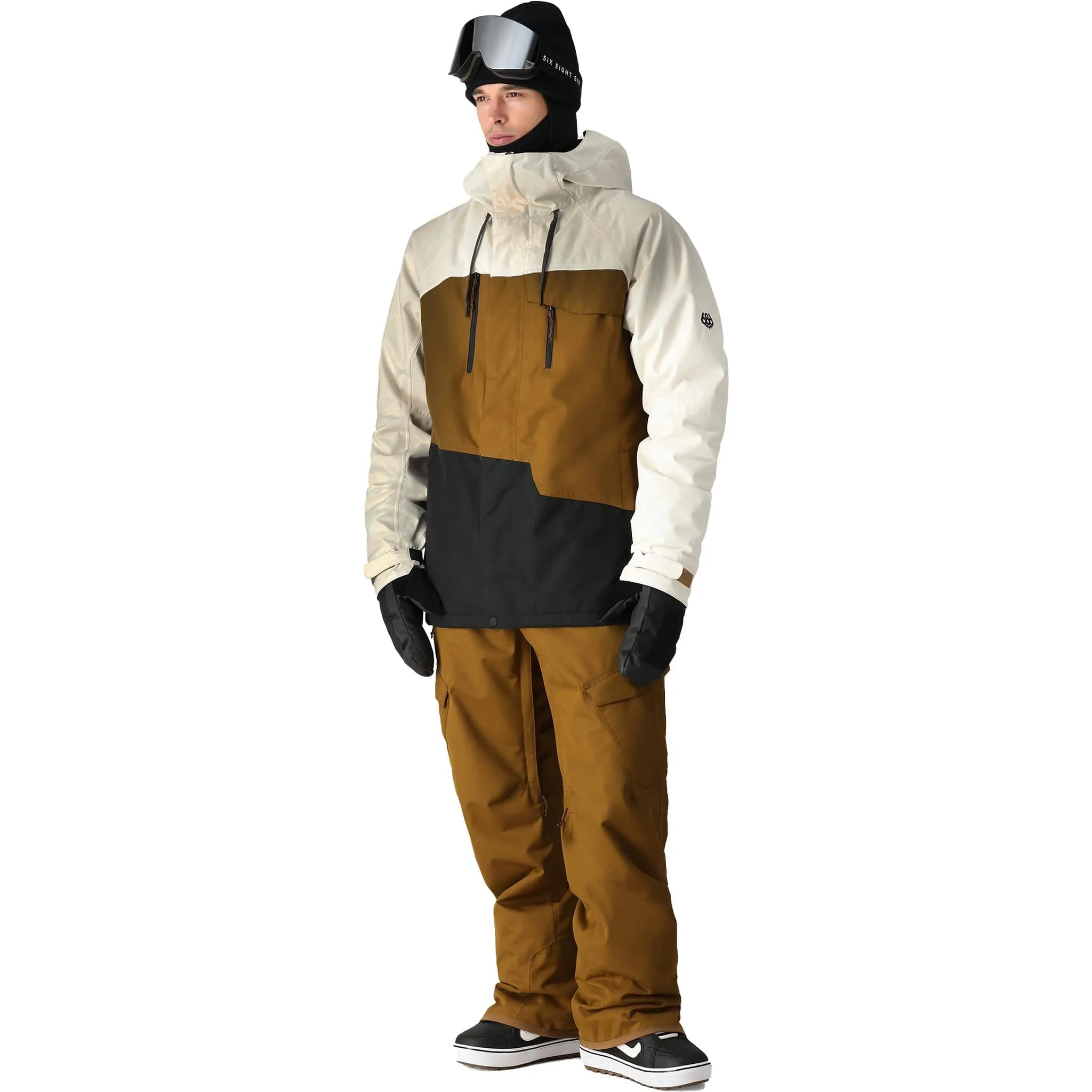 686 Geo Jacket Birch Wash Colorblock 2025