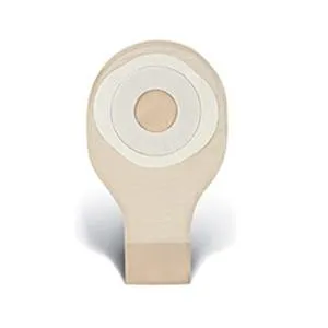 ActiveLife® One-Piece Stomahesive® Skin Barrier, Pre-Cut Stoma Opening 1-1/2" (38mm), Drainable Pouch, Transparent 12" (30.5cm), Tail Clip - Box of 10