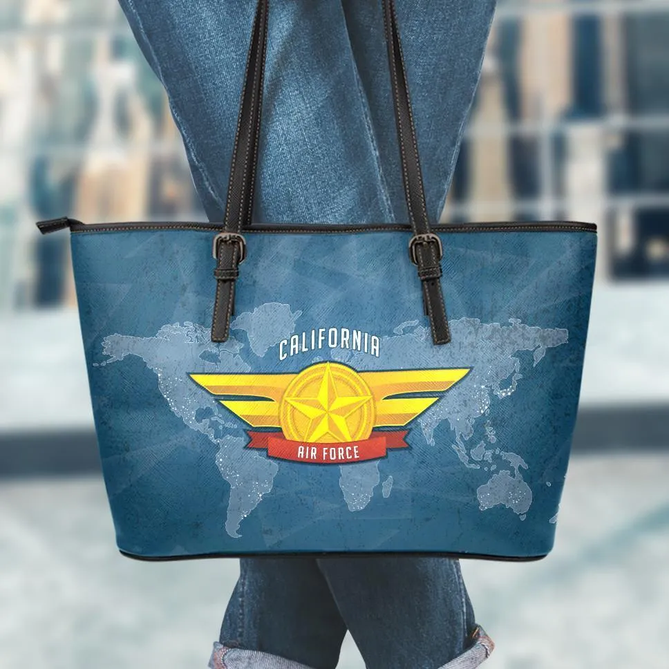 AF-CA Small Leather Tote Bag