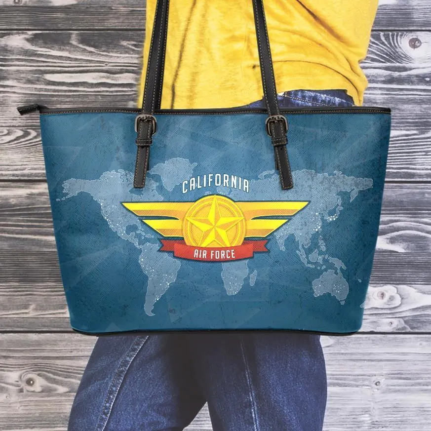 AF-CA Small Leather Tote Bag