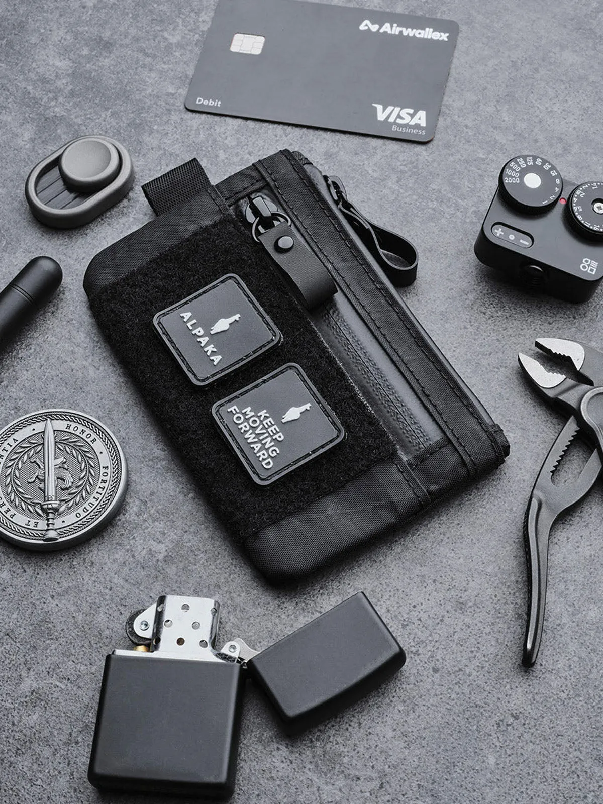 Alpaka Hub Pouch Velcro Hook & Loop