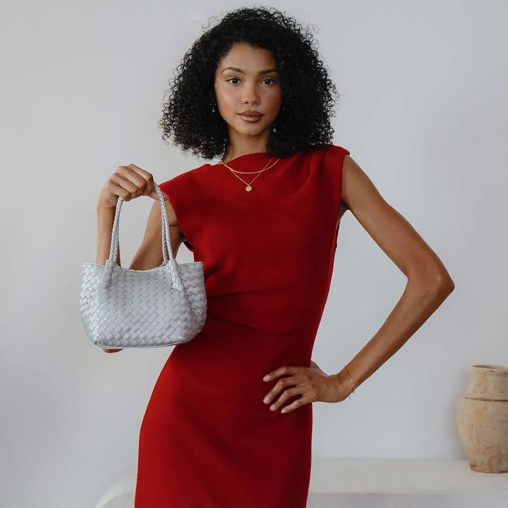 Anahi Espresso Recycled Handle Bag | Melie Bianco