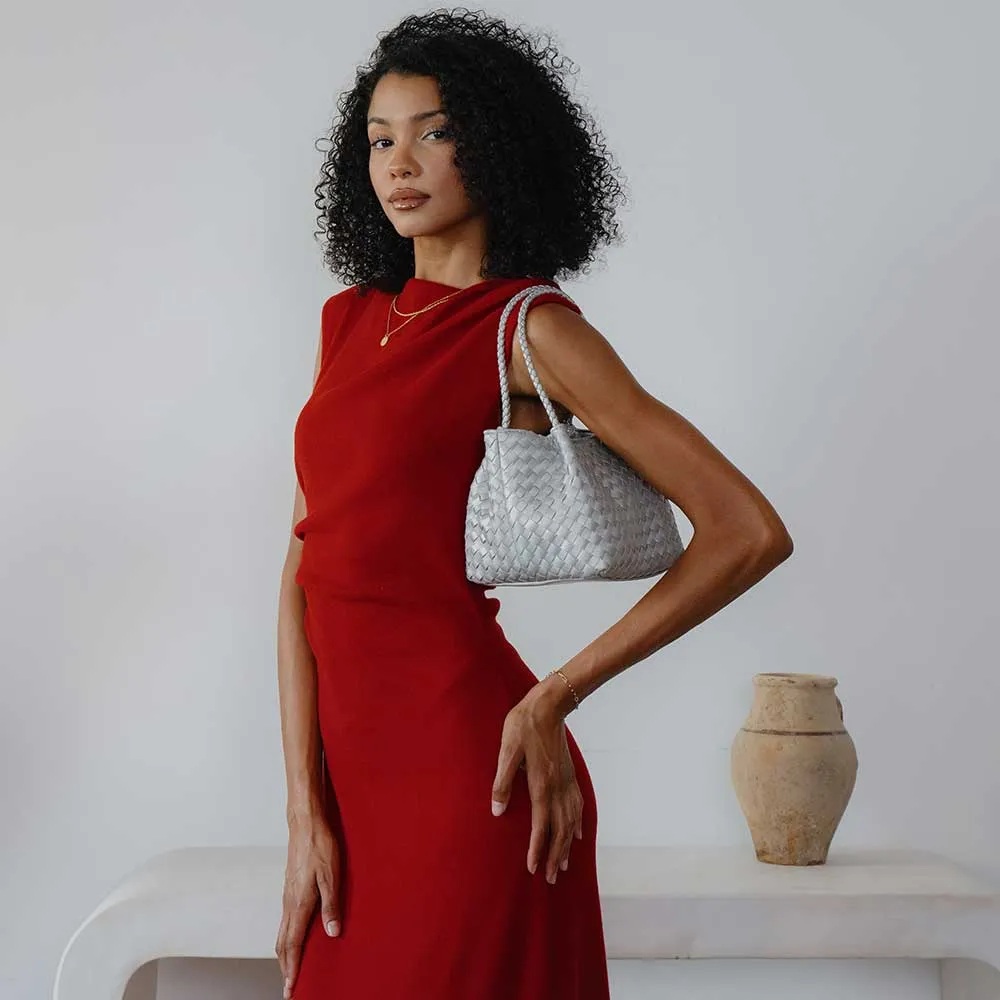 Anahi Espresso Recycled Handle Bag | Melie Bianco