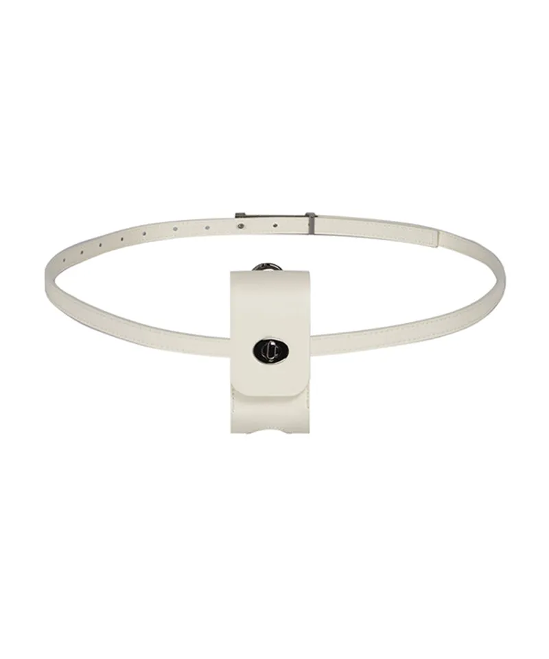 Anell Golf Compact Two-Ball Belt Bag - Cream