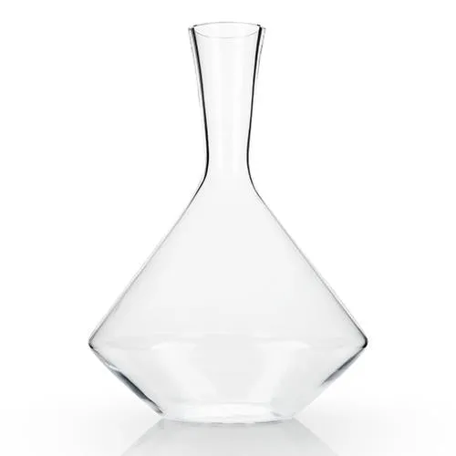 ANGLED CRYSTAL WINE DECANTER