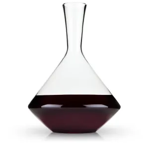 ANGLED CRYSTAL WINE DECANTER