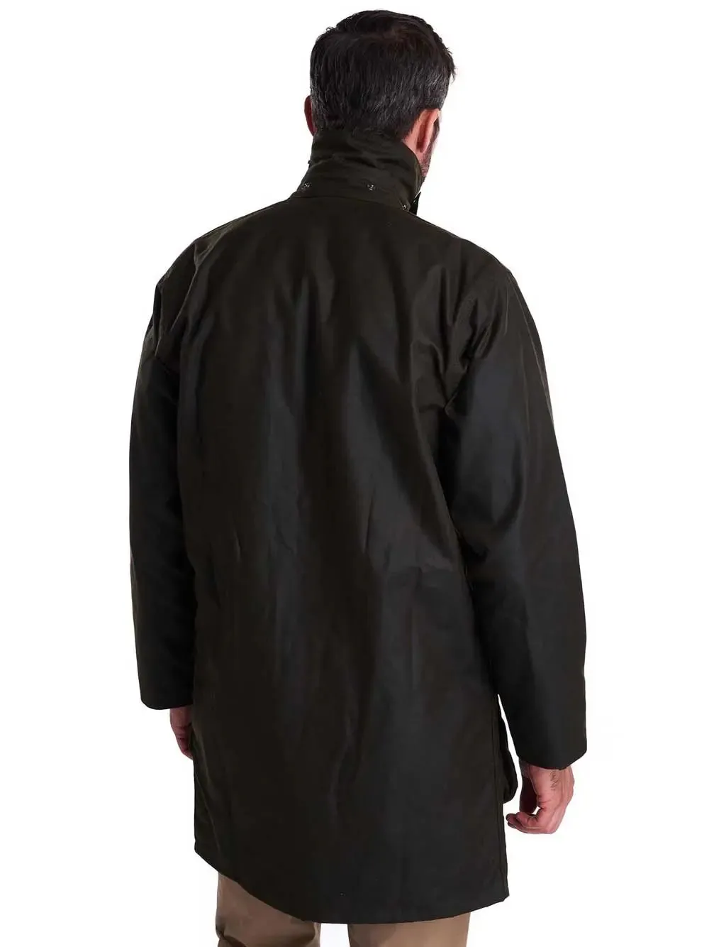 BARBOUR Classic Beaufort Wax Jacket - Mens - Olive