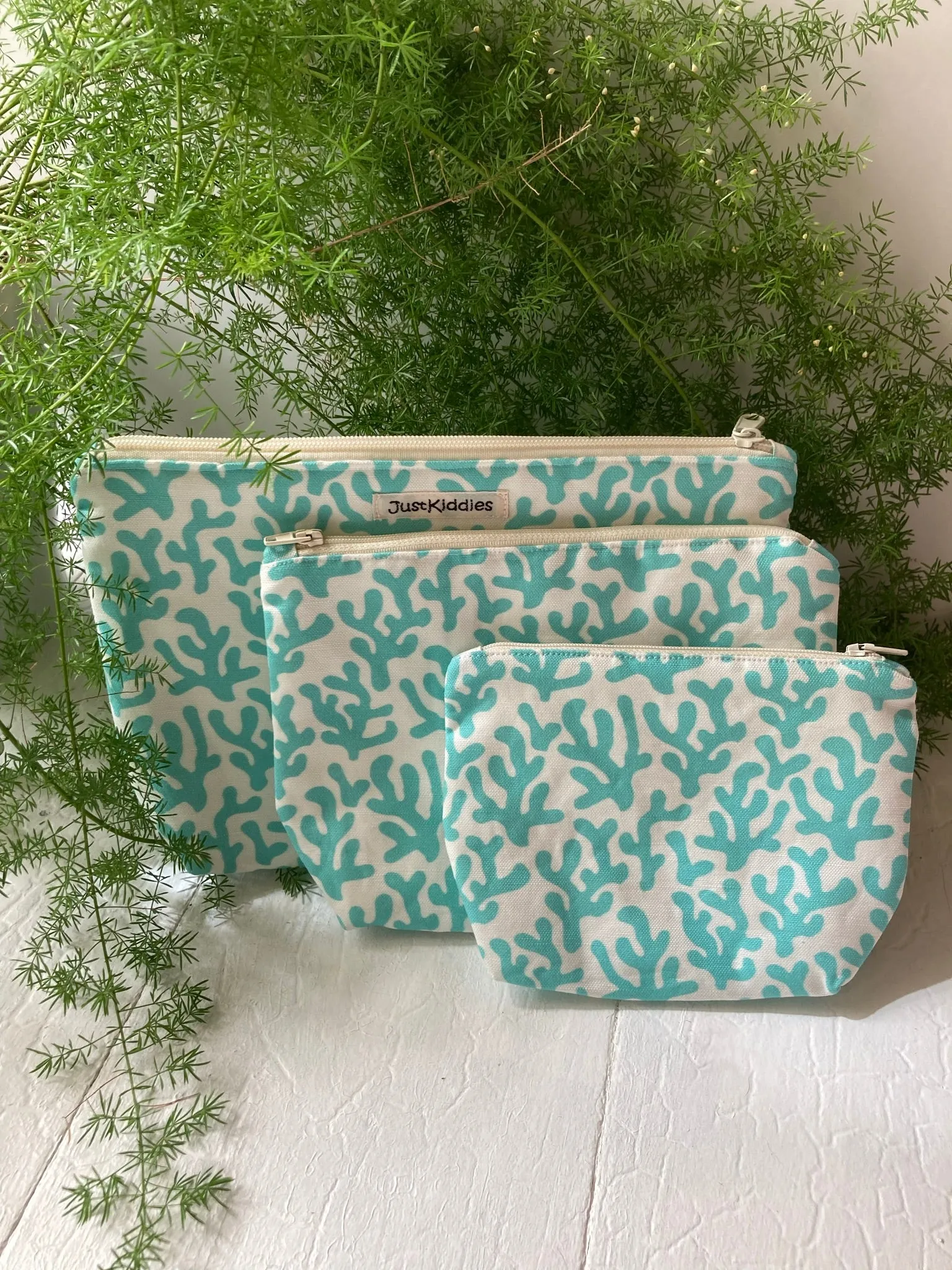 BEAUTY BAG - Coral aqua
