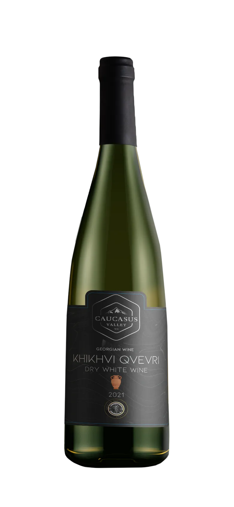 CAUCASUS VALLEY GEORGIAN KHIKHVI QVEVRI WHITE DRY WINE 750ml
