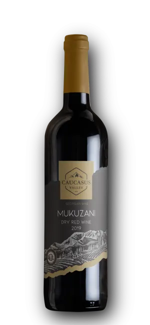 CAUCASUS VALLEY GEORGIAN MUKUZANI RED DRY WINE 750ml