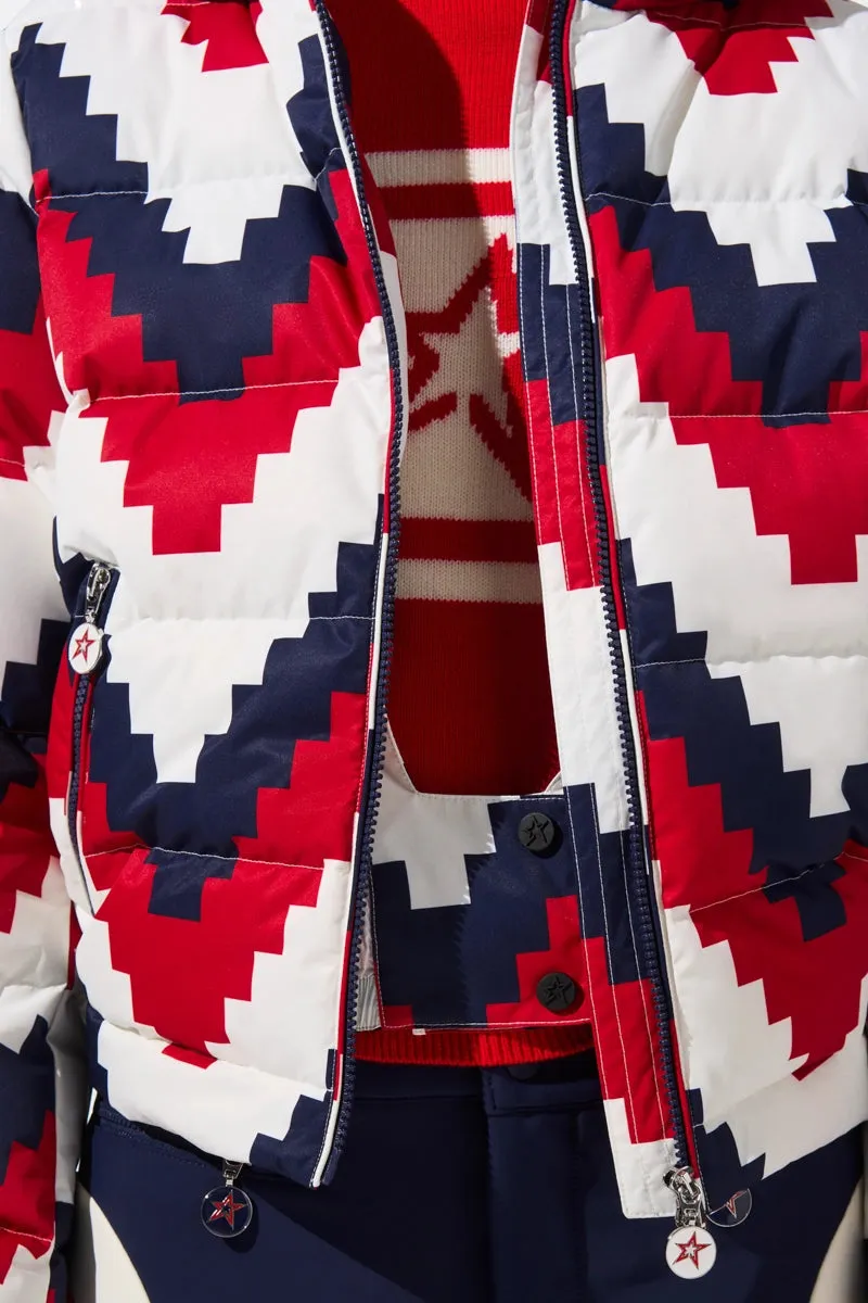 Chevron Polar Flare Down Jacket