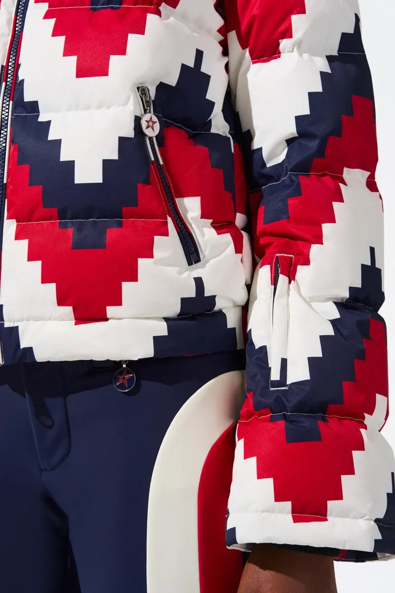 Chevron Polar Flare Down Jacket