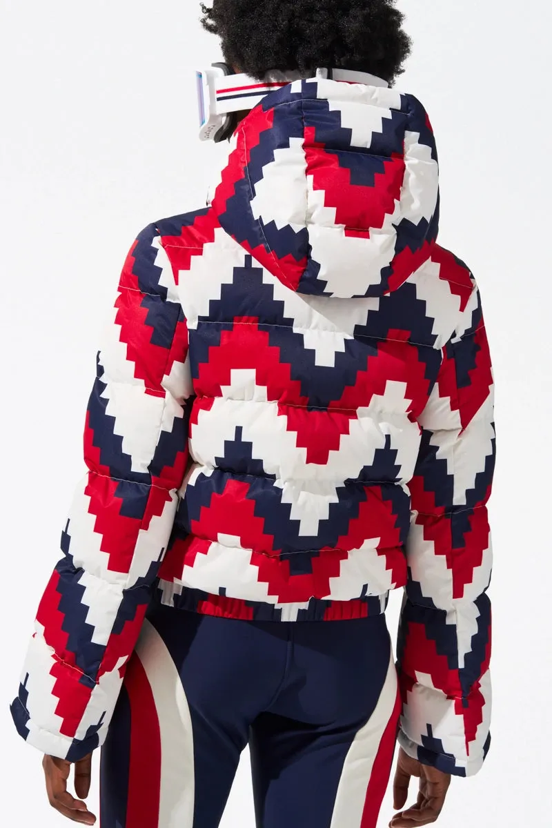 Chevron Polar Flare Down Jacket