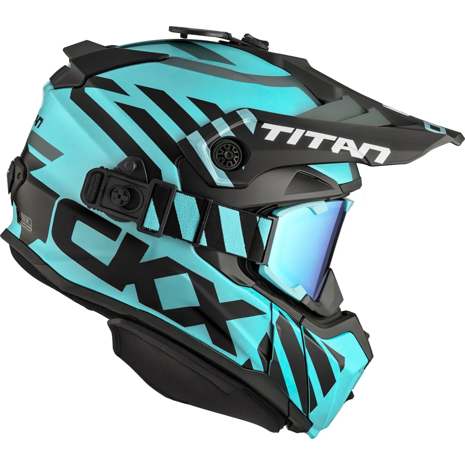 CKX Titan Marks Original Trail and Backcountry Helmet with 210° Goggles