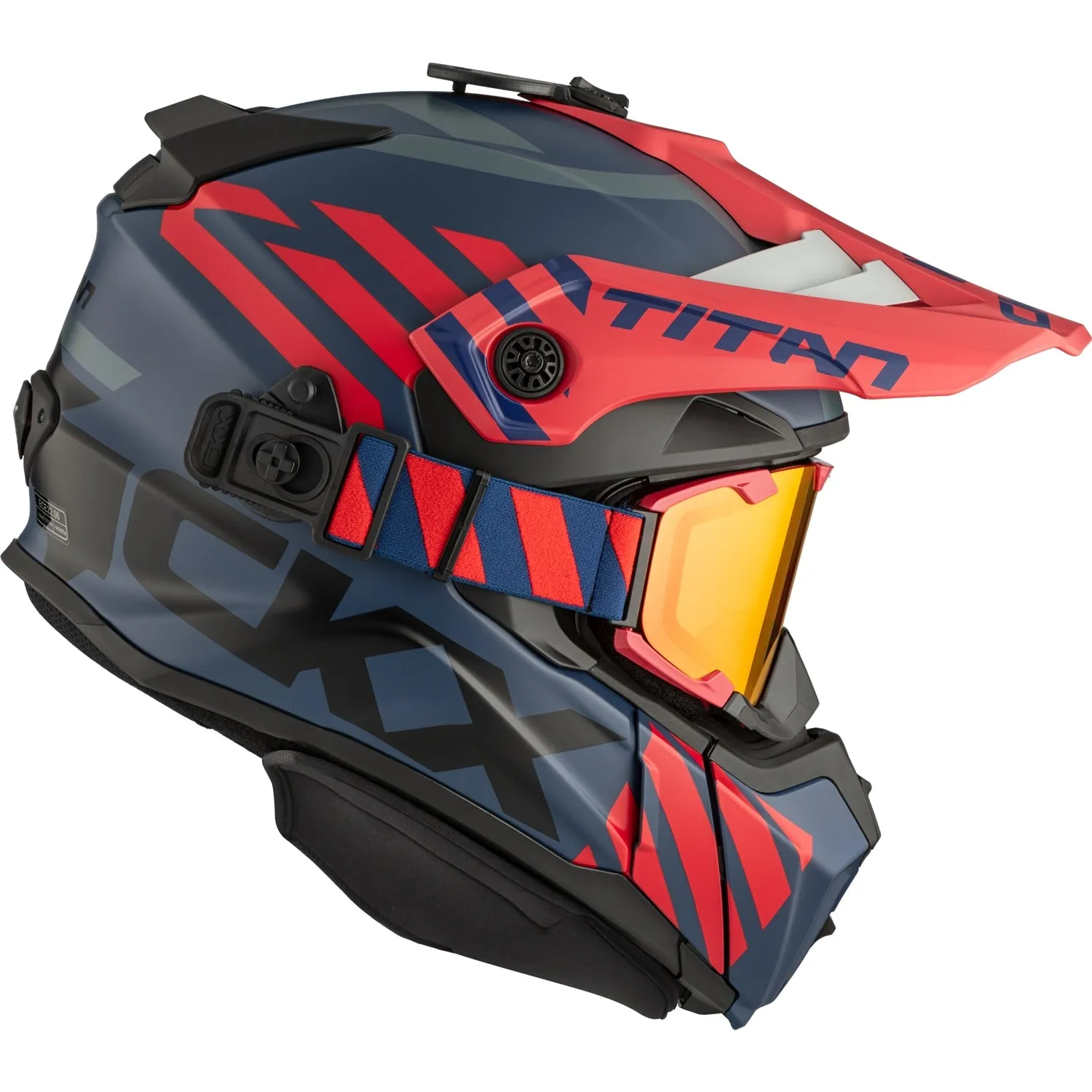 CKX Titan Marks Original Trail and Backcountry Helmet with 210° Goggles