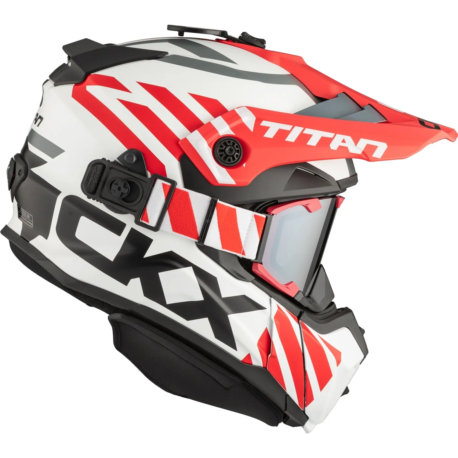 CKX Titan Marks Original Trail and Backcountry Helmet with 210° Goggles