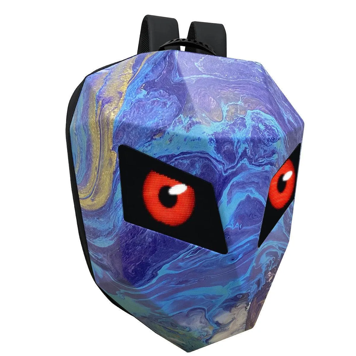 Crelander™ LED Hard Shell Water Resistant Motorcycle Backpack