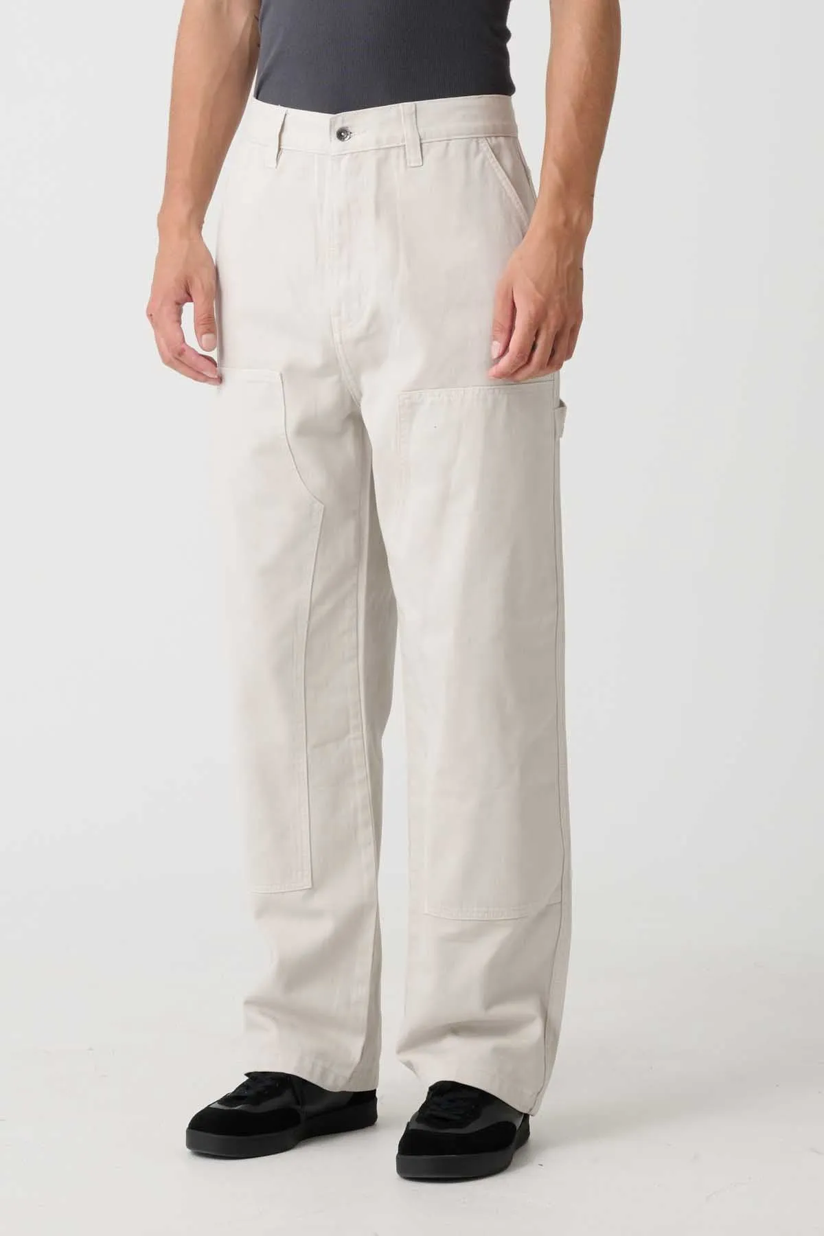 DENIM WORK PANT - TAUPE