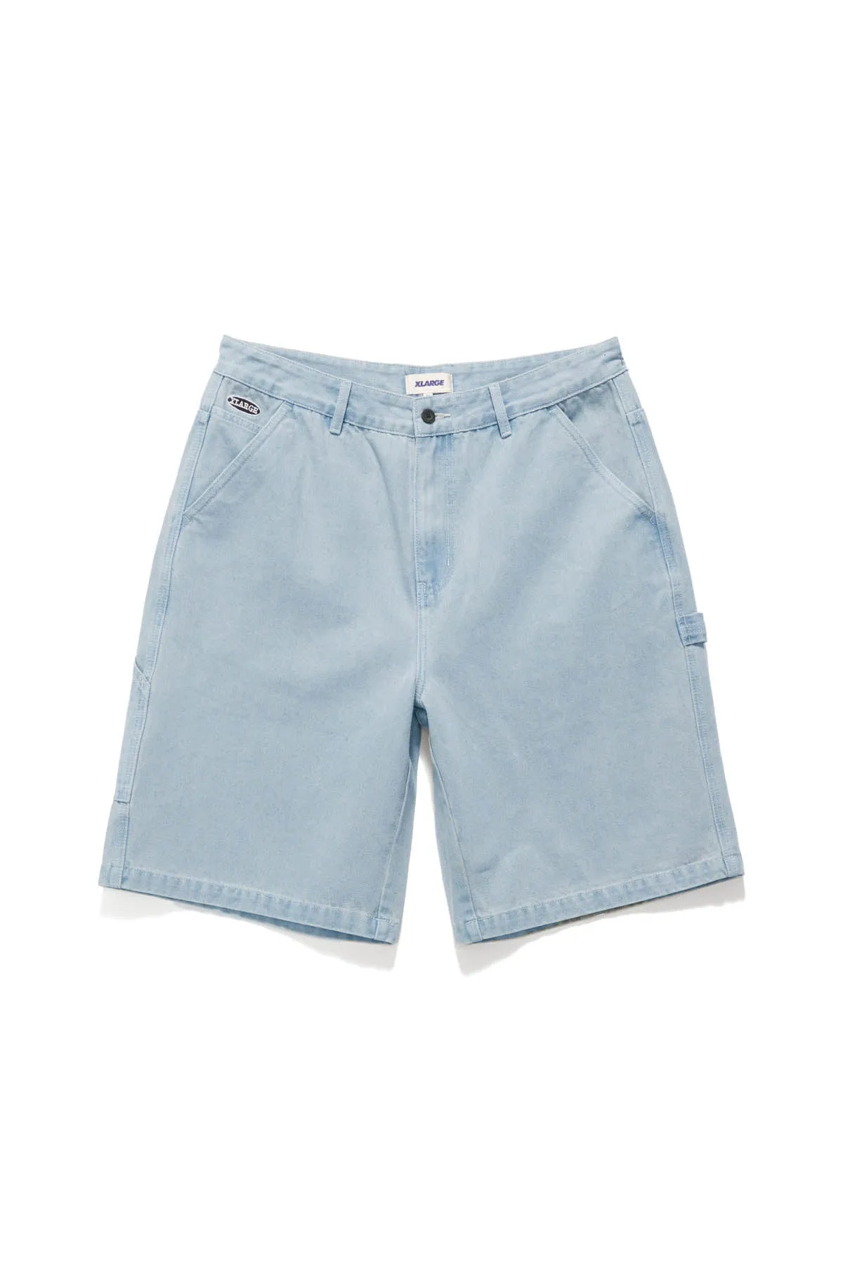 DENIM WORK SHORT - MID BLUE DENIM