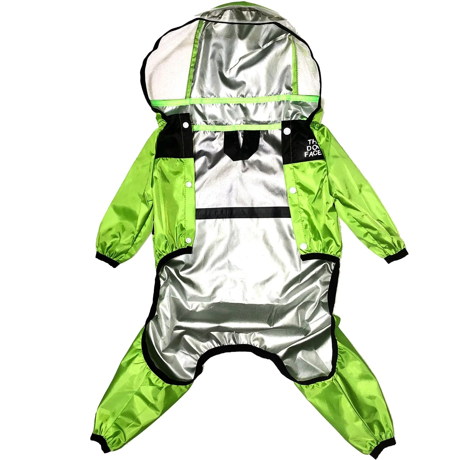 Dog Waterproof Raincoat Jumpsuit with Hood