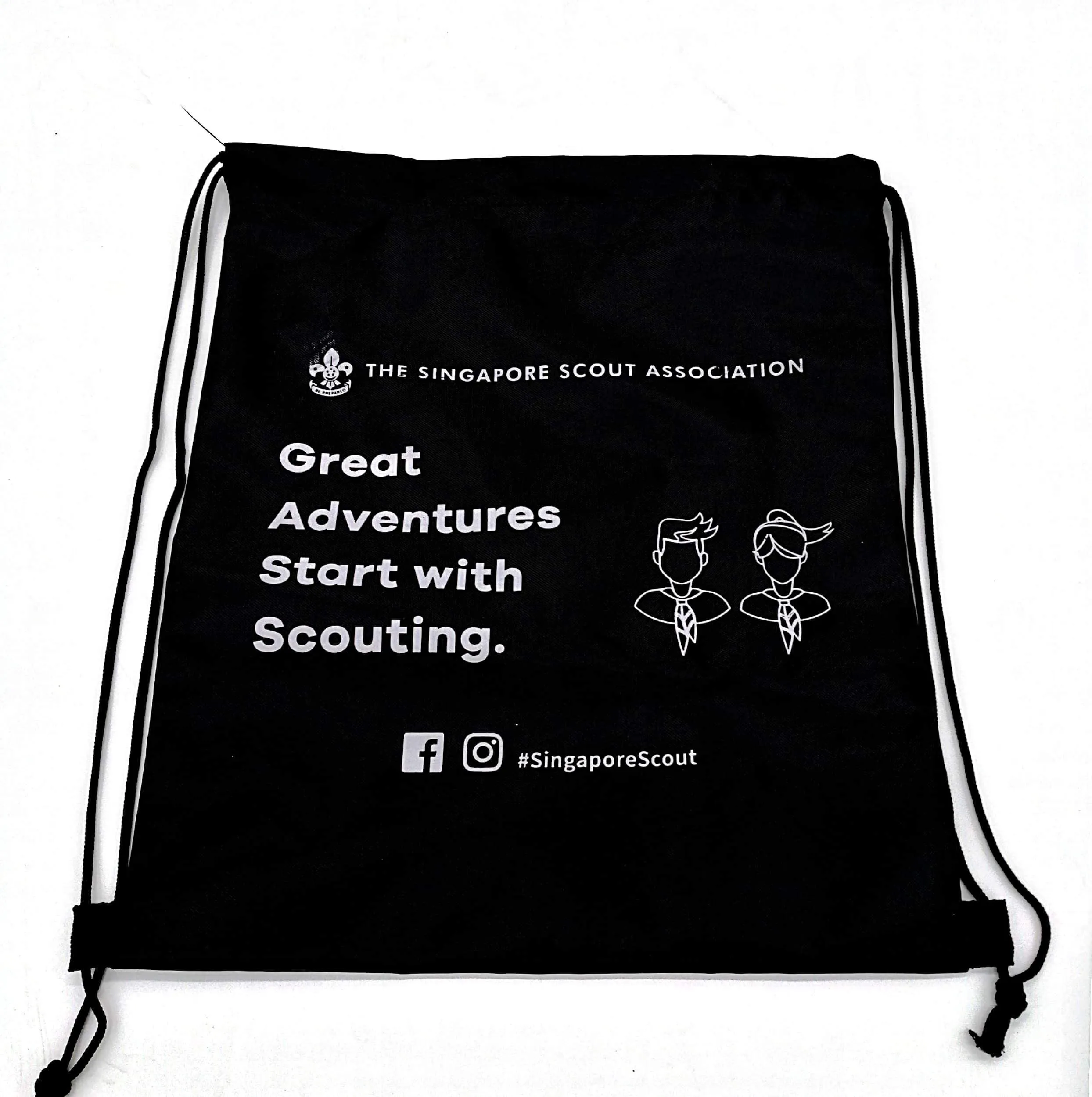 Drawstring Nylon Sports Bag (CCA Bag)