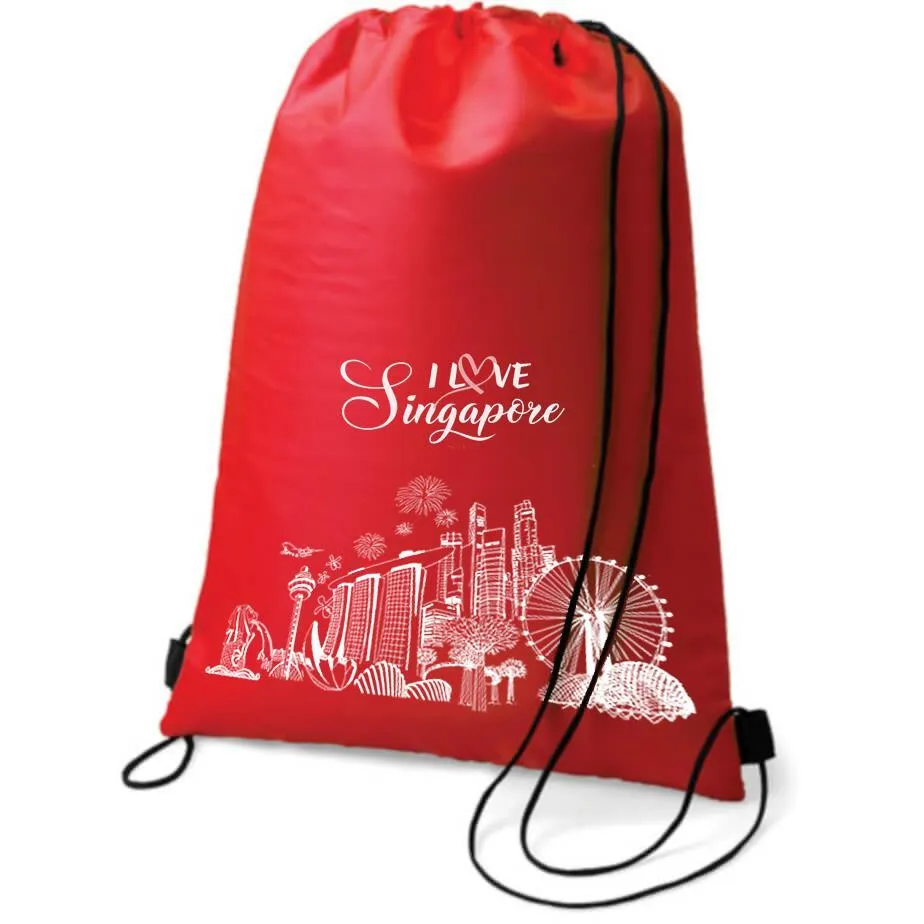 Drawstring Nylon Sports Bag (CCA Bag)