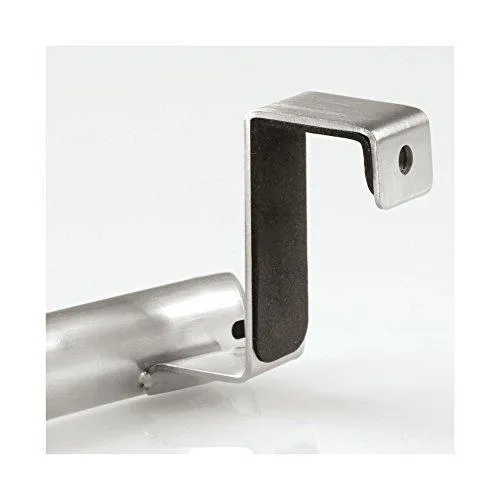 Dulceny Modern Metal Kitchen Storage Over Cabinet Curved Towel Bar - Hang on Inside or Outside of Doors, Organize and Hang Hand, Dish, and Tea Towels