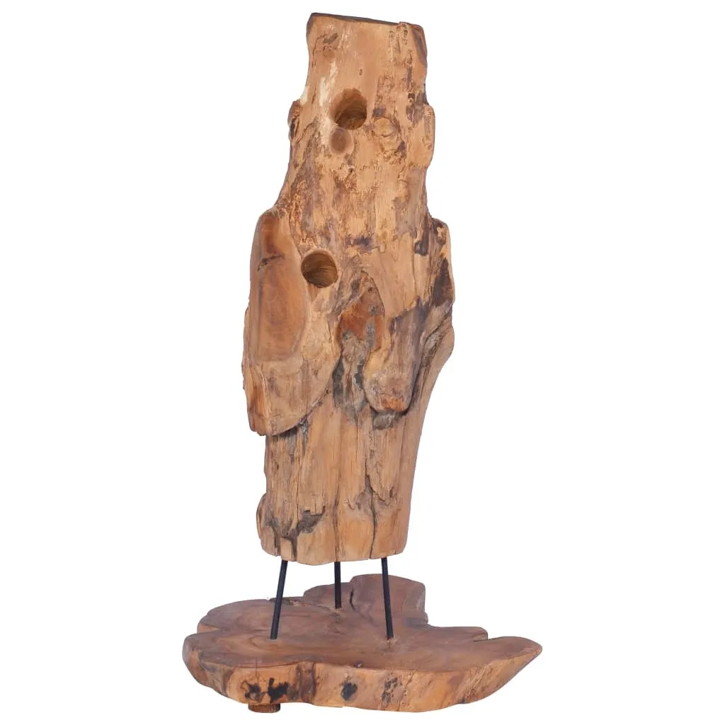Elegant Teak Wood Wine Rack for 8 Bottles
