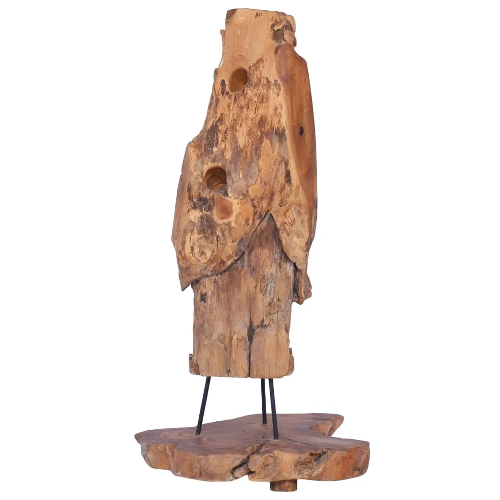 Elegant Teak Wood Wine Rack for 8 Bottles