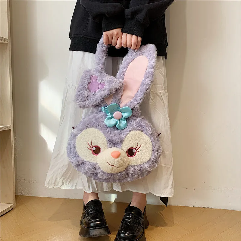 Elegant Women's Plush Clow Make-up Cute Bags