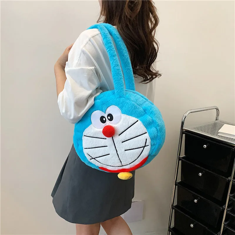 Elegant Women's Plush Clow Make-up Cute Bags