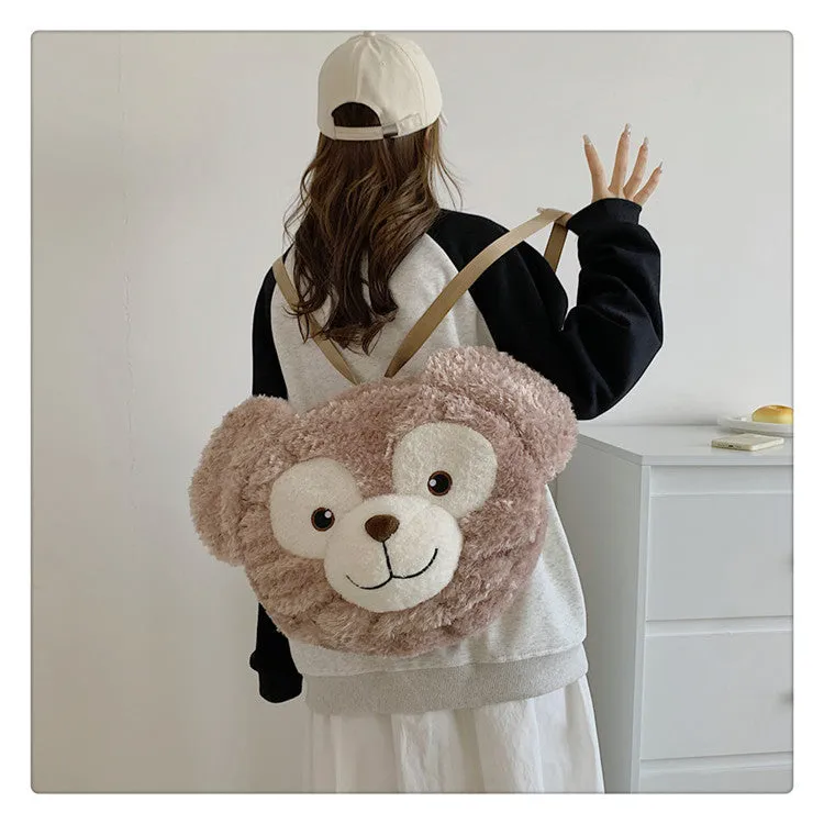 Elegant Women's Plush Clow Make-up Cute Bags