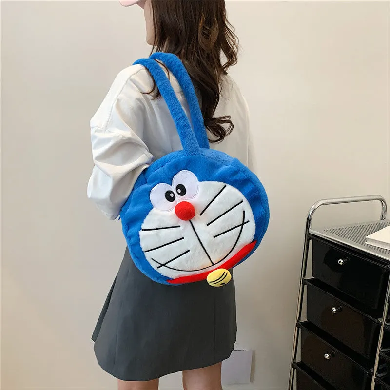 Elegant Women's Plush Clow Make-up Cute Bags