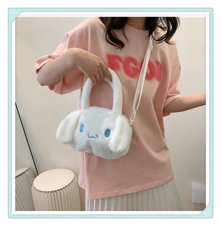 Elegant Women's Plush Clow Make-up Cute Bags