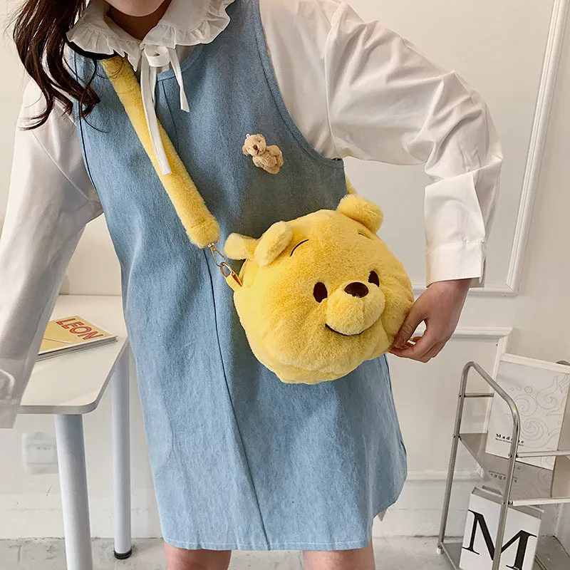 Elegant Women's Plush Clow Make-up Cute Bags
