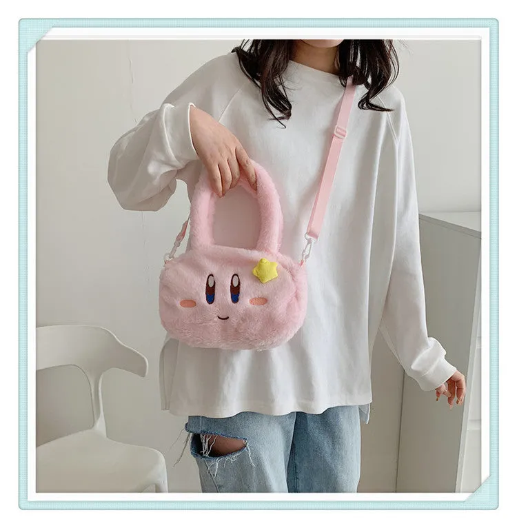 Elegant Women's Plush Clow Make-up Cute Bags