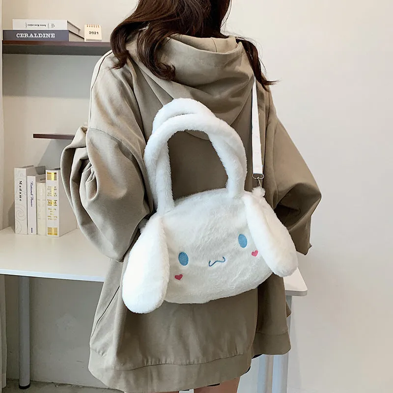 Elegant Women's Plush Clow Make-up Cute Bags