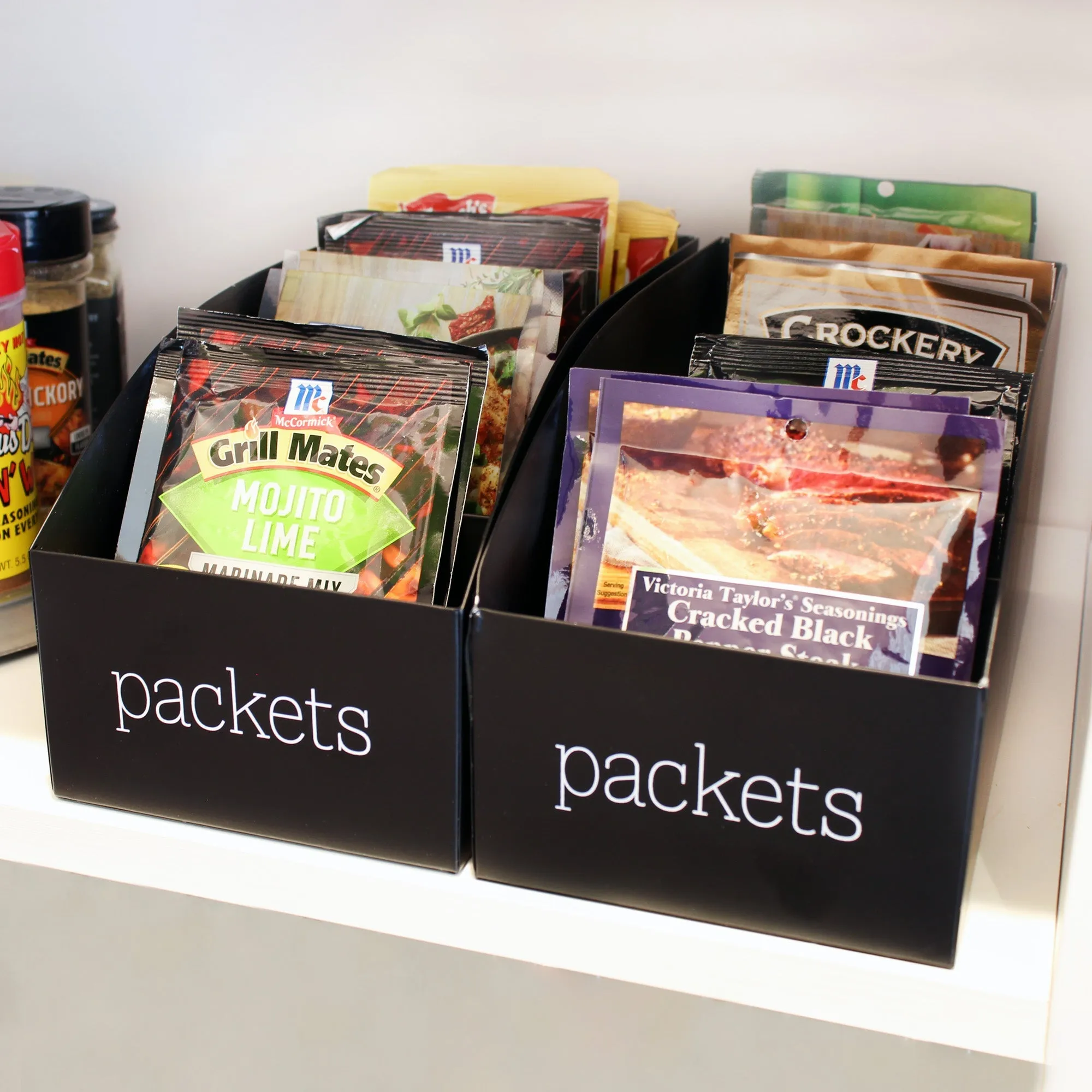 Enamelware Food Packet Organizers (2-Pack)
