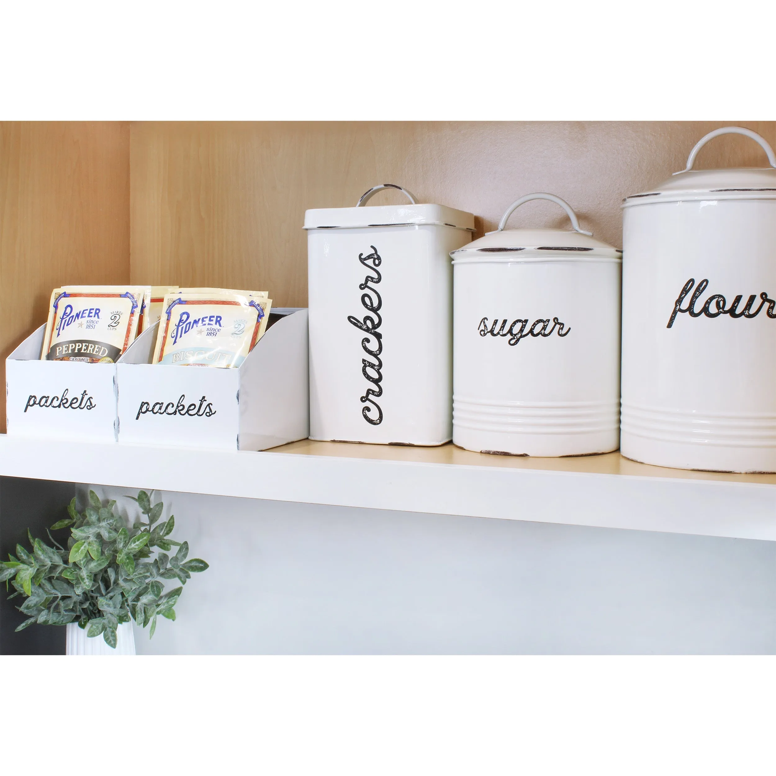 Enamelware Food Packet Organizers (2-Pack)