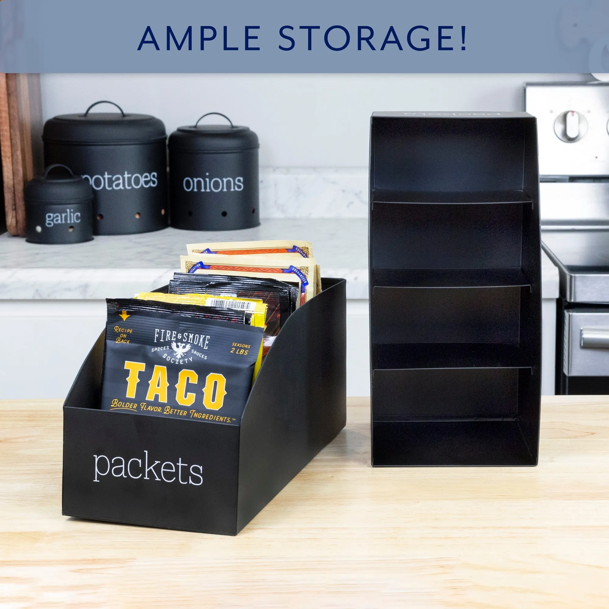 Enamelware Food Packet Organizers (2-Pack)