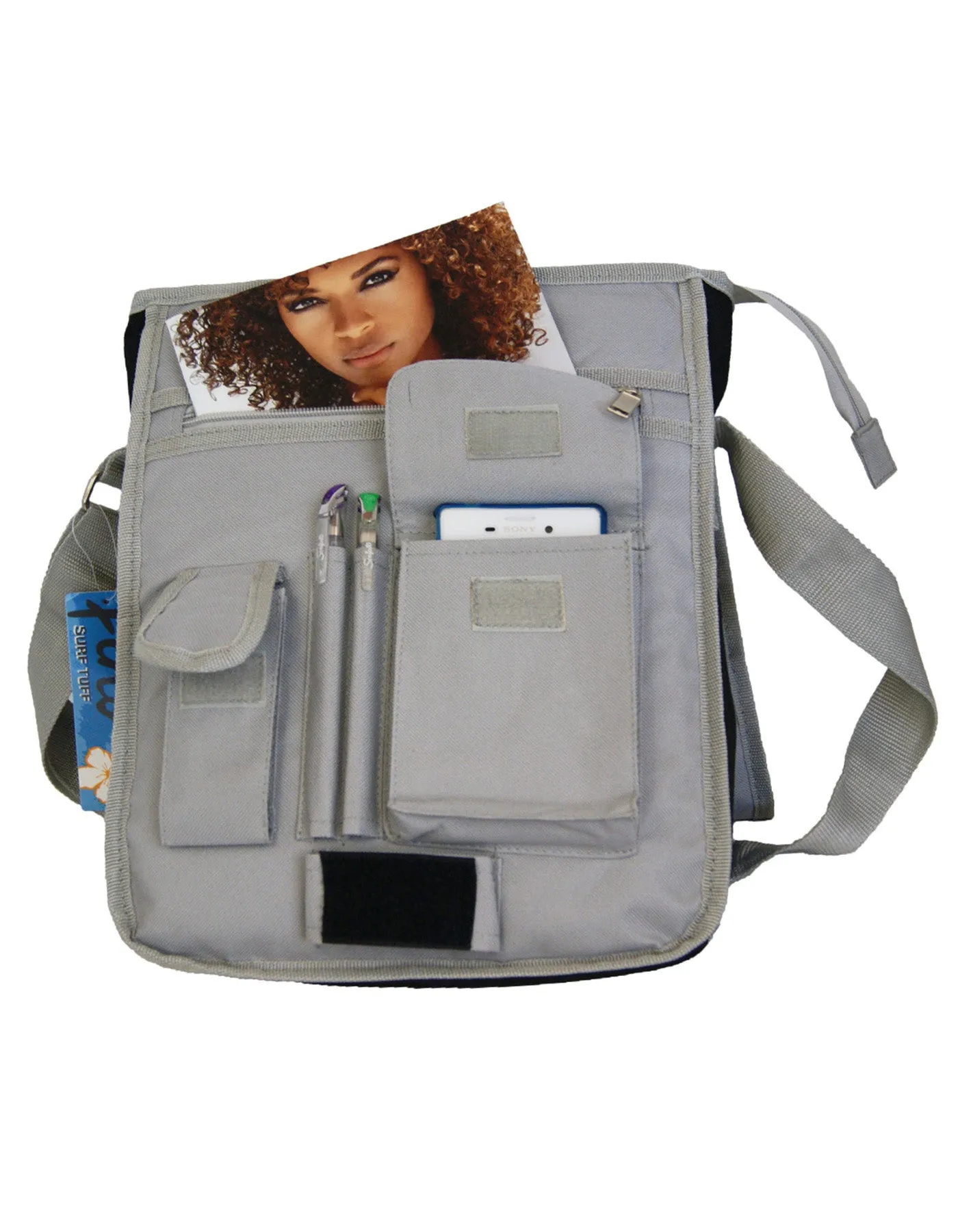 Fino SURF-7734 7735 Unisex Surf Polyester Messenger & Shoulder Bag Value Pack