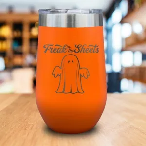Freak In The Sheets Engraved Wine Tumbler