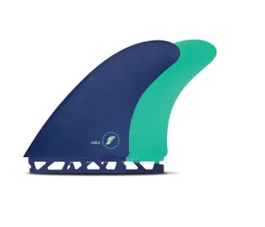 Futures Akila Aipa Glass Twin Fins DarkPurple/Mint