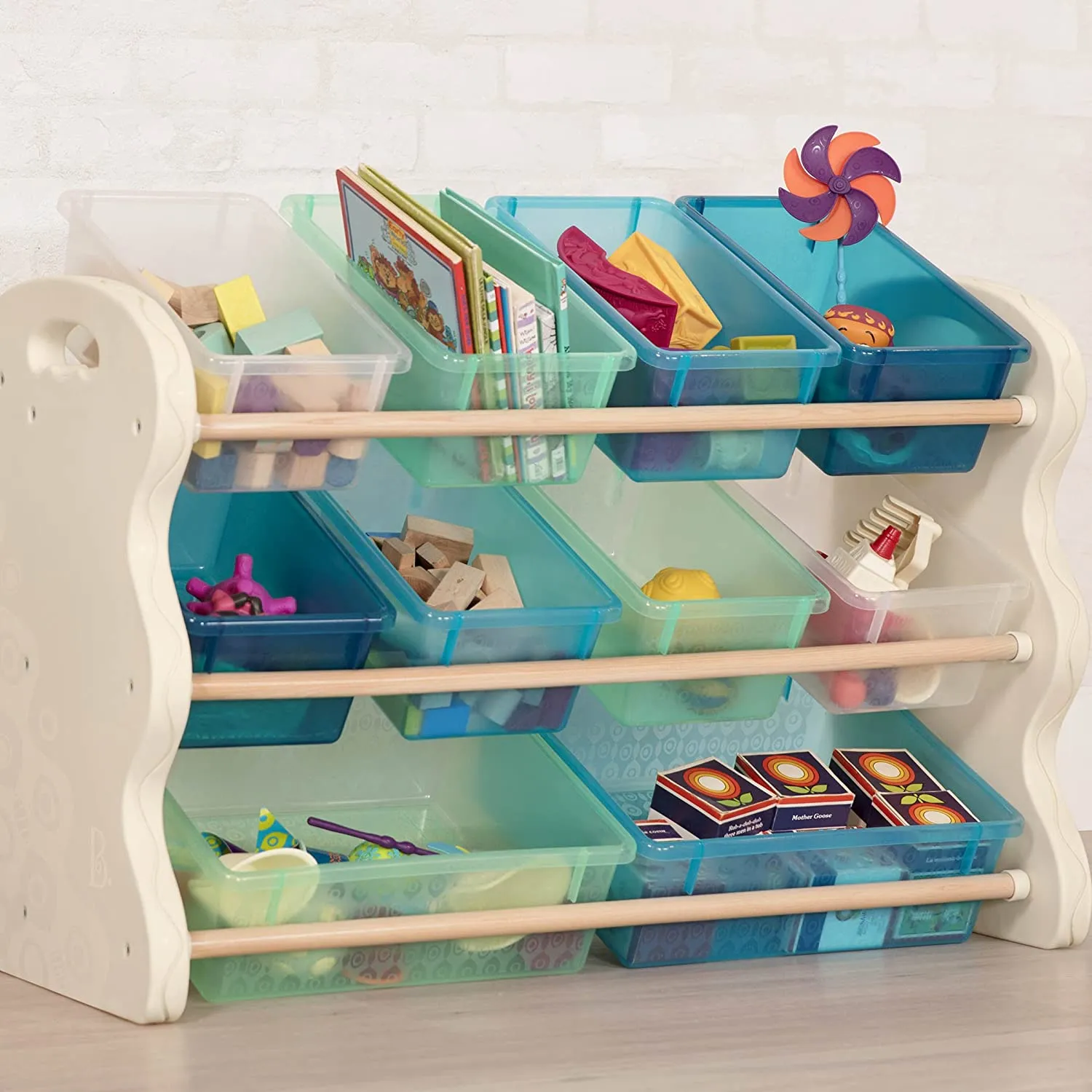 Great Quality B. spaces by Battat - Totes Tidy Storage Unit Set with Ten Bins!