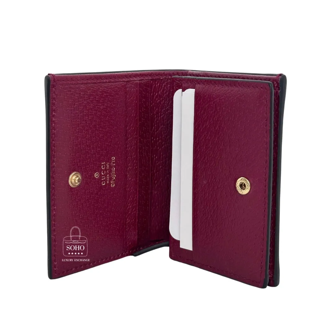Gucci Doraemon Micro GG Compact Wallet