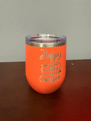 Happy Camper Wine Tumbler
